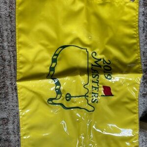 Masters Yellow mini flag
